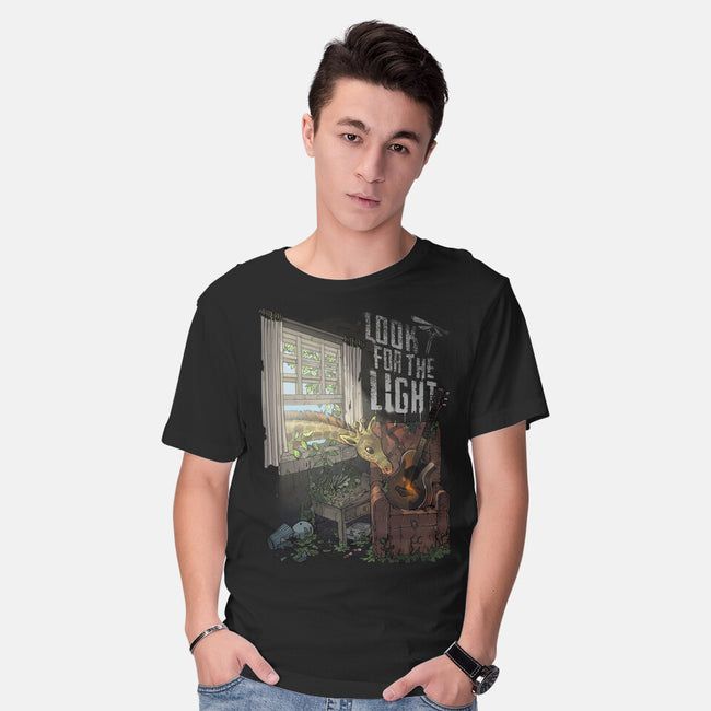 Always Look For The Light-mens basic tee-MoisEscudero