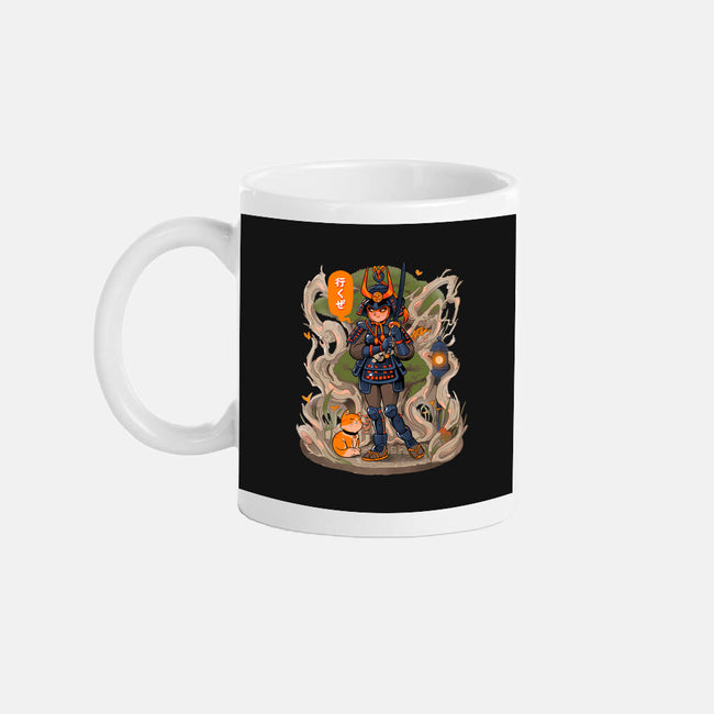 Samurai Bonsai-none mug drinkware-Bruno Mota