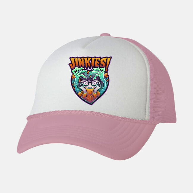 Jinkies!-unisex trucker hat-Jehsee