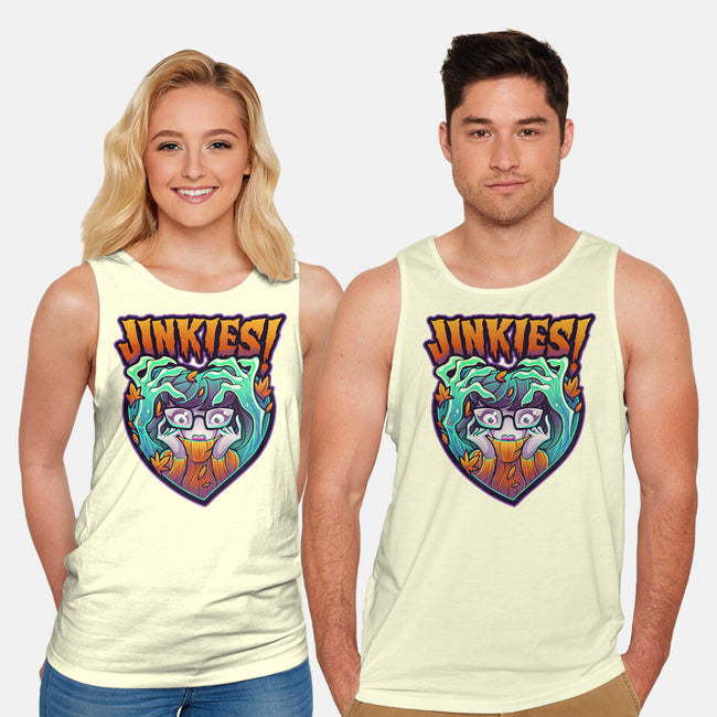 Jinkies!-unisex basic tank-Jehsee