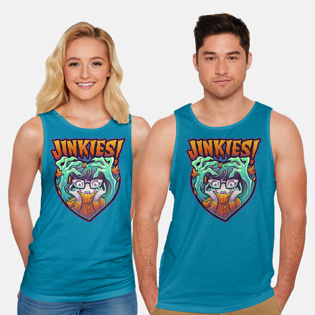 Jinkies!-unisex basic tank-Jehsee
