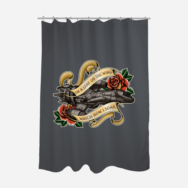 Smugglers Tattoo-none polyester shower curtain-retrodivision