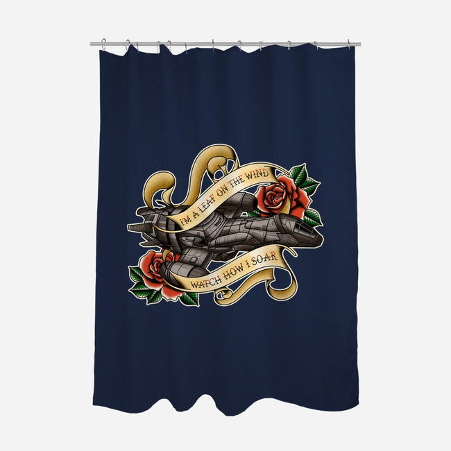 Smugglers Tattoo-none polyester shower curtain-retrodivision