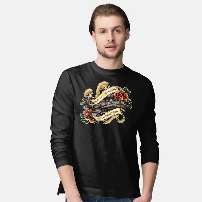 Smugglers Tattoo-mens long sleeved tee-retrodivision