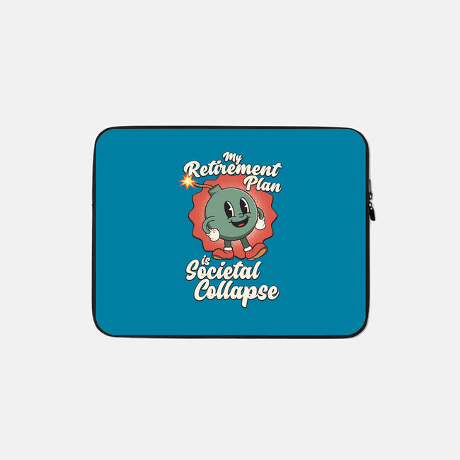 Societal Collapse-none zippered laptop sleeve-RoboMega