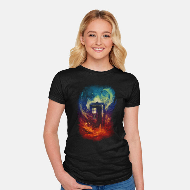 Color Vortex-womens fitted tee-kharmazero
