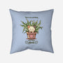 No Such Thing As Too Many Plants-none removable cover throw pillow-TechraNova