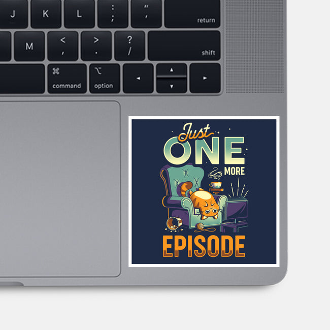 Chonky TV Addict-none glossy sticker-Snouleaf