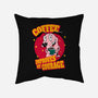 Coffee Improves My Courage-none removable cover w insert throw pillow-leepianti