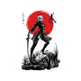 Battle Android Under The Sun-none polyester shower curtain-ddjvigo