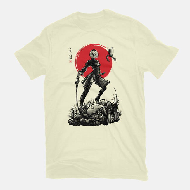 Battle Android Under The Sun-mens premium tee-ddjvigo