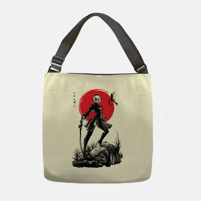 Battle Android Under The Sun-none adjustable tote bag-ddjvigo