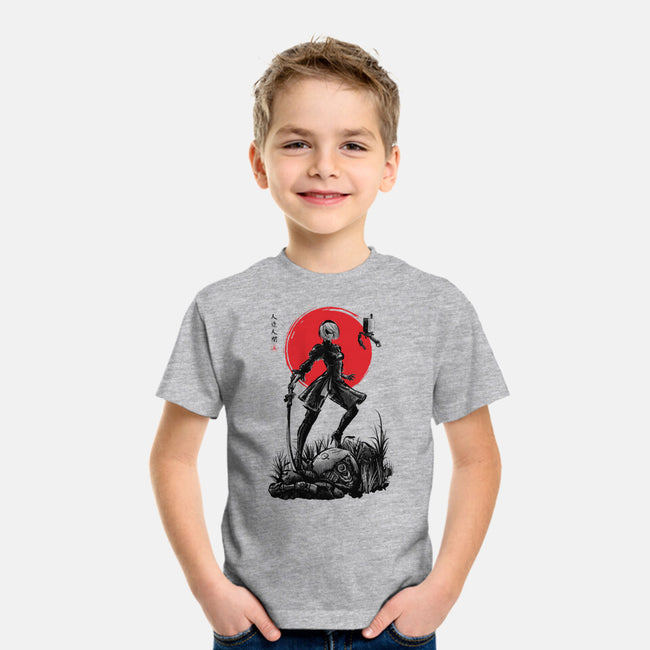 Battle Android Under The Sun-youth basic tee-ddjvigo