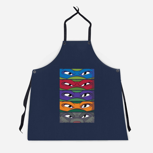 TMNT Eyes-unisex kitchen apron-danielmorris1993