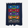 TMNT Eyes-none polyester shower curtain-danielmorris1993