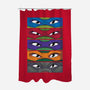 TMNT Eyes-none polyester shower curtain-danielmorris1993
