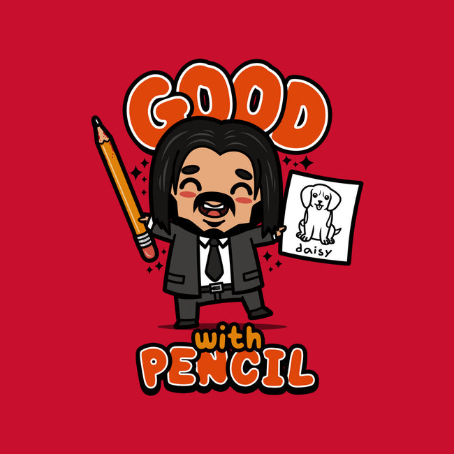 Good With Pencil-unisex basic tee-Boggs Nicolas