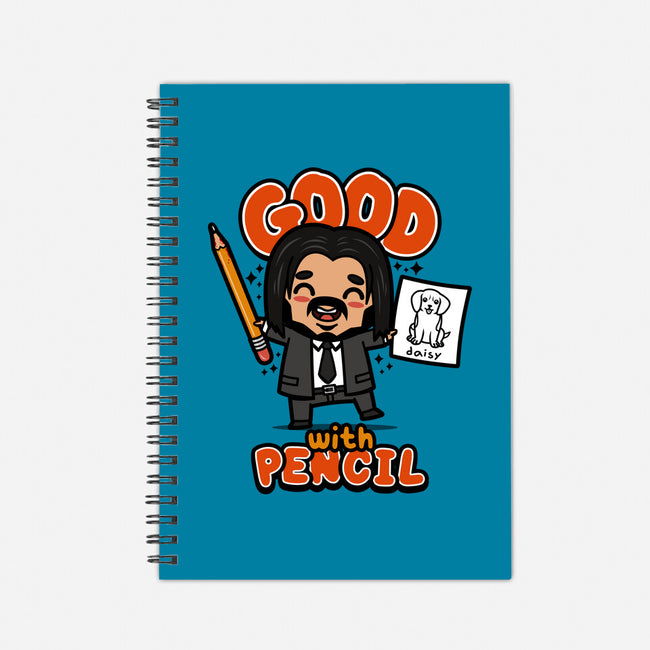 Good With Pencil-none dot grid notebook-Boggs Nicolas