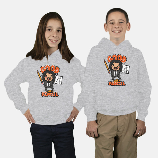 Good With Pencil-youth pullover sweatshirt-Boggs Nicolas
