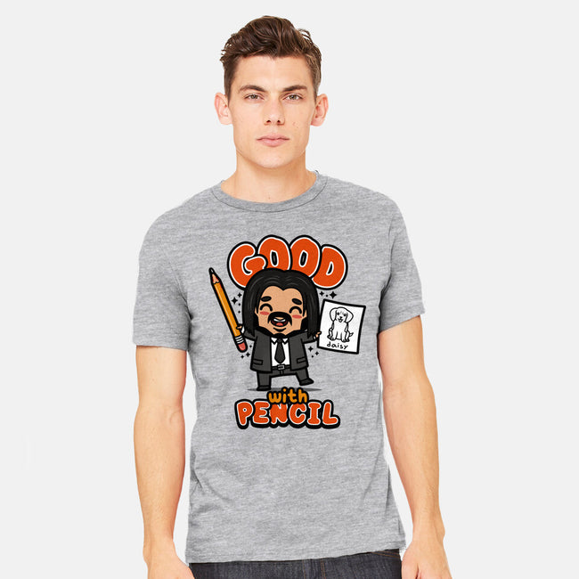 Good With Pencil-mens heavyweight tee-Boggs Nicolas
