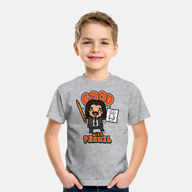 Good With Pencil-youth basic tee-Boggs Nicolas