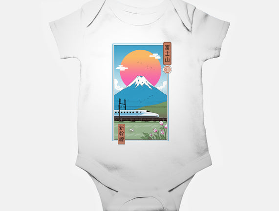 Shinkansen In Mt. Fuji