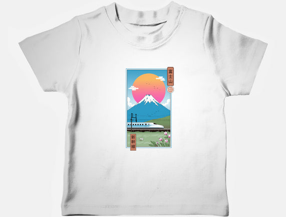 Shinkansen In Mt. Fuji