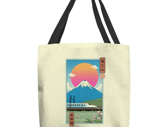 Shinkansen In Mt. Fuji
