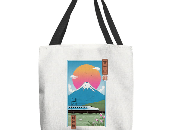Shinkansen In Mt. Fuji