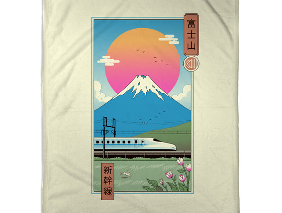 Shinkansen In Mt. Fuji