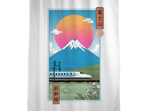 Shinkansen In Mt. Fuji