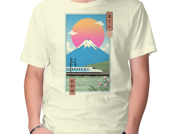 Shinkansen In Mt. Fuji
