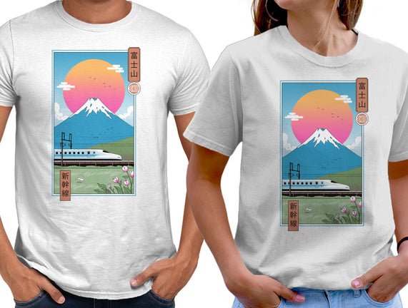 Shinkansen In Mt. Fuji