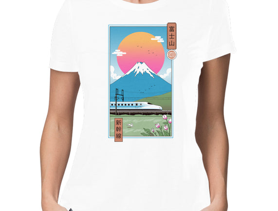 Shinkansen In Mt. Fuji