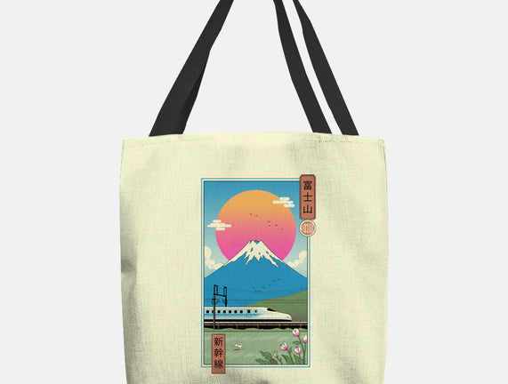 Shinkansen In Mt. Fuji