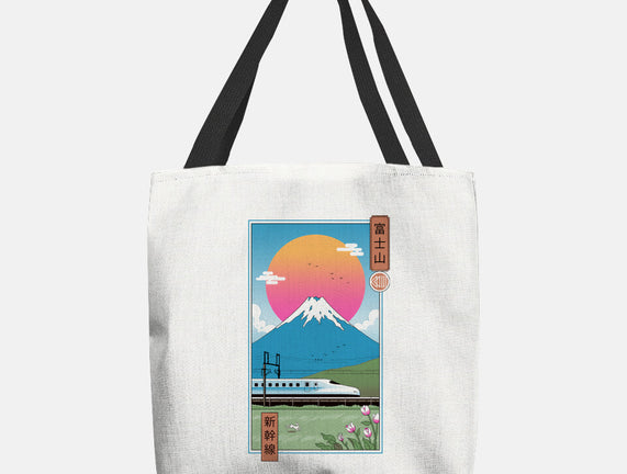 Shinkansen In Mt. Fuji