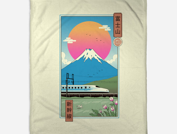 Shinkansen In Mt. Fuji