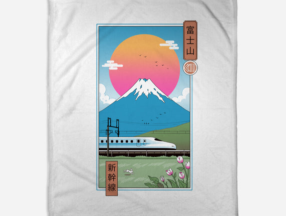 Shinkansen In Mt. Fuji