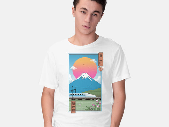 Shinkansen In Mt. Fuji