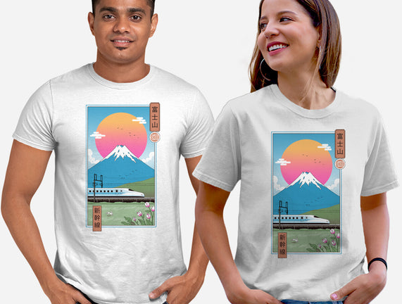 Shinkansen In Mt. Fuji