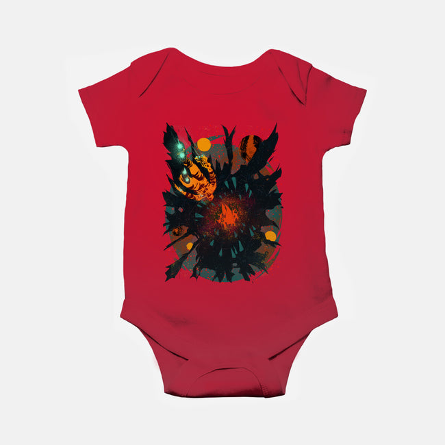 Space Eater-baby basic onesie-Estevan Silveira