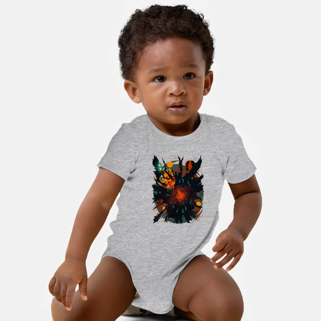 Space Eater-baby basic onesie-Estevan Silveira