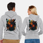 Space Eater-unisex zip-up sweatshirt-Estevan Silveira