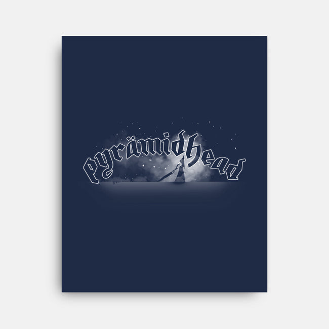 Pyramid Head-none stretched canvas-se7te