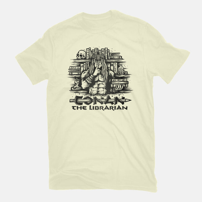 Conan The Librarian-mens basic tee-kg07
