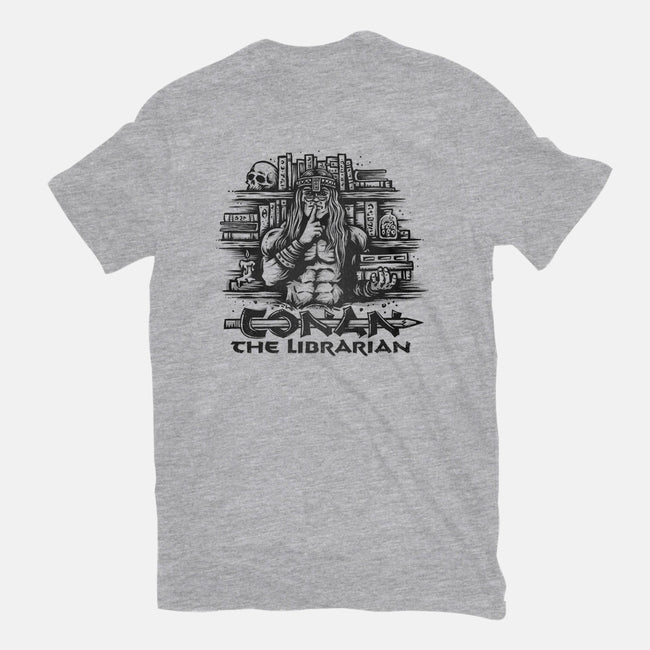 Conan The Librarian-mens basic tee-kg07