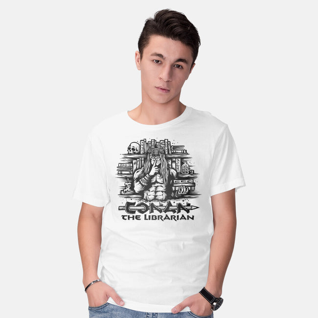 Conan The Librarian-mens basic tee-kg07