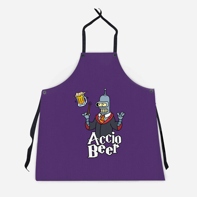 Accio Beer-unisex kitchen apron-Barbadifuoco