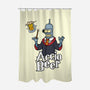 Accio Beer-none polyester shower curtain-Barbadifuoco