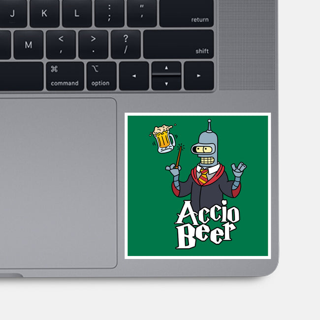 Accio Beer-none glossy sticker-Barbadifuoco